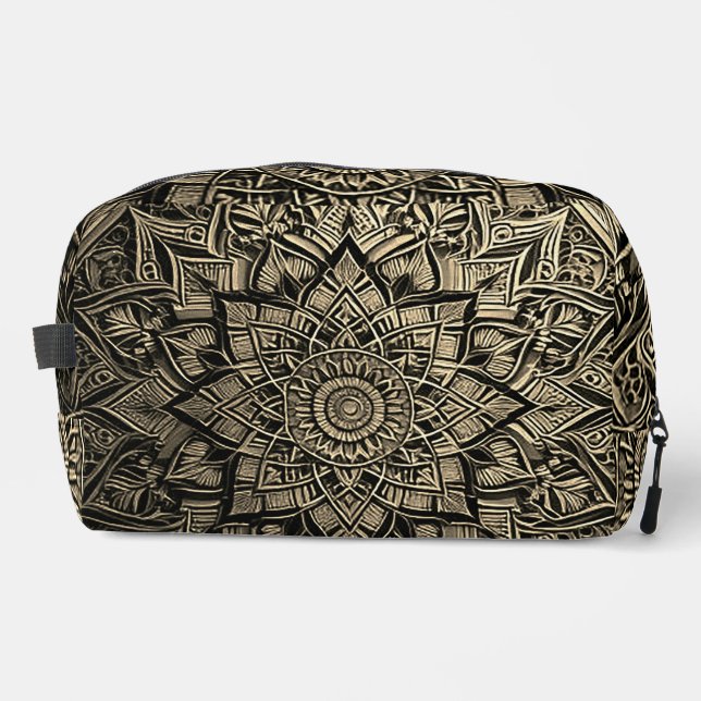 Gold Mandala   Dopp Kit (Front)