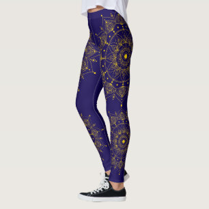 Gold Mandala Leggings