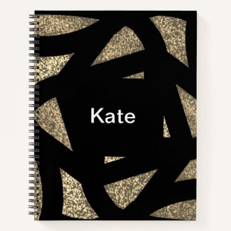 Gold Mandala Sparkles Notebook