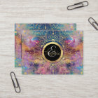 Gold Mandala Watercolor Colourful Nebula