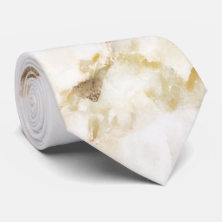 Gold Marble Abstract Pattern Tie