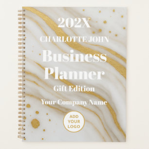 Gold Marble Business Gifts 2026 Planner