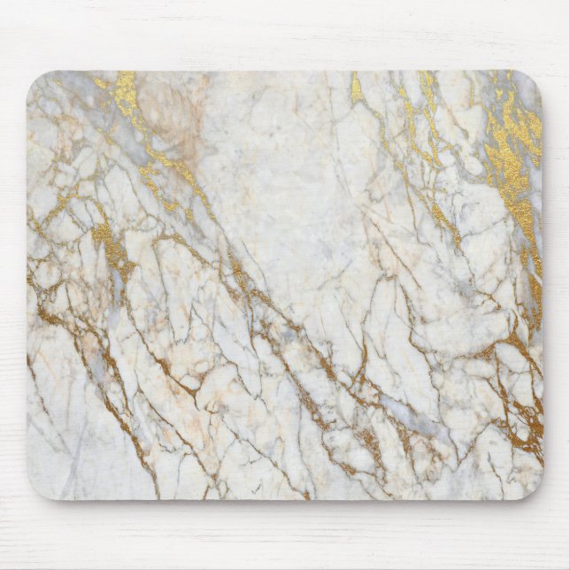 Gold Marble Mouse Pad (Front)