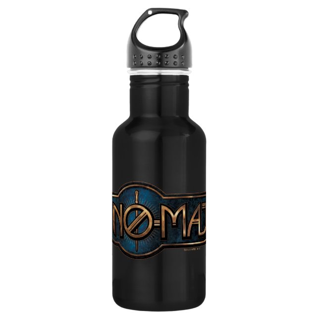 Gold & Marble NO-MAJ™ Badge 532 Ml Water Bottle (Front)
