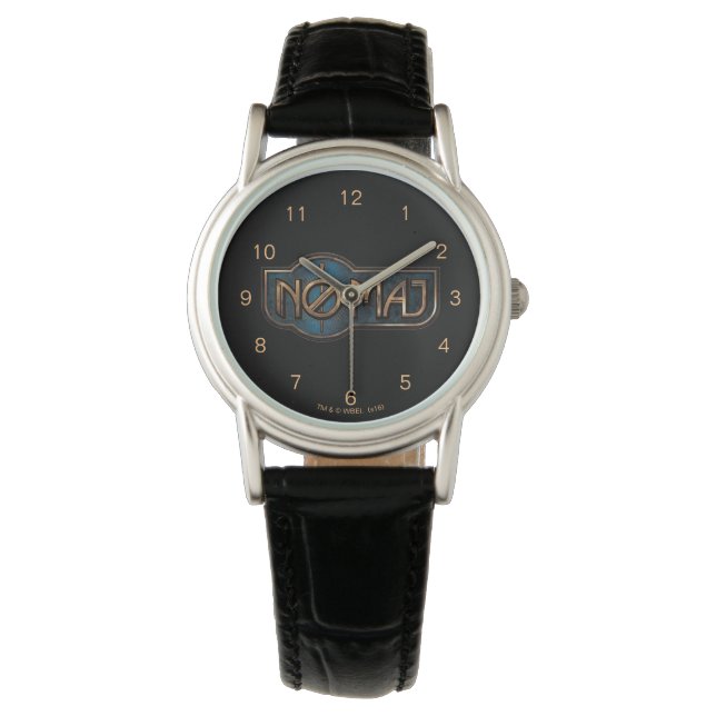 Gold & Marble NO-MAJ™ Badge Watch (Front)