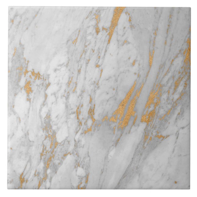 Gold Marble Pattern  Tile (Front)