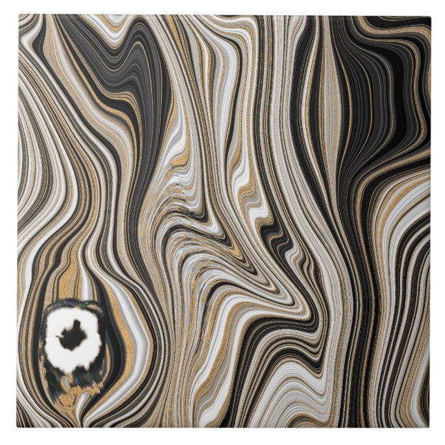 Gold Marble Pattern  Tile (Front)