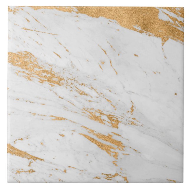 Gold Marble Pattern  Tile (Front)