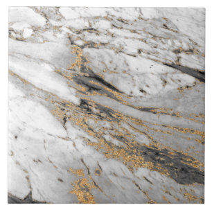 Gold Marble Pattern Tile
