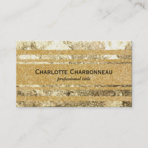 Gold Marbled Business Card