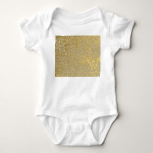 Gold Marbling: Grunge Texture Design Baby Bodysuit