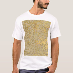 Gold Marbling: Grunge Texture Design T-Shirt