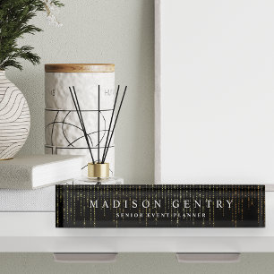 Gold Marquee Nameplate