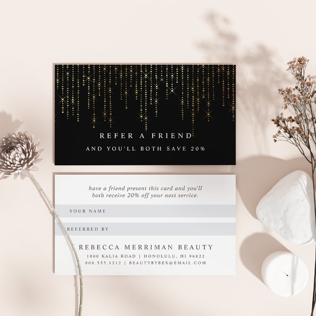 Gold Marquee Referral Card (Creator Uploaded)