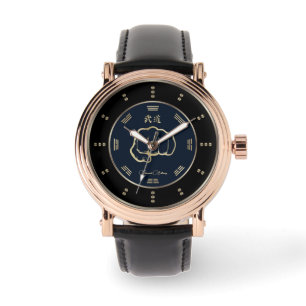 Gold Martial Arts Fist Watch