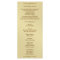 Gold Masquerade Black Jewelled Wedding Program