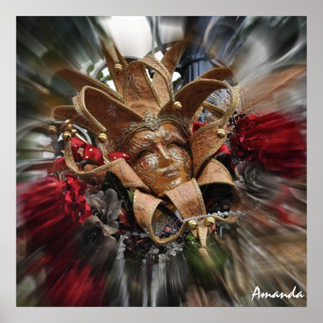 Gold Masquerade Poster (Front)