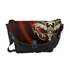 Gold Masquerade Red Messenger Bag