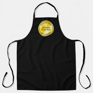 Gold medal 1st place BBQ Apron for best chef cook