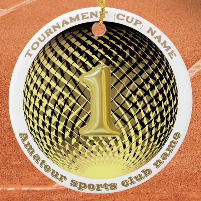 Gold medal, 1st place winner Sticker Ceramic Tree Decoration (Creator Uploaded)