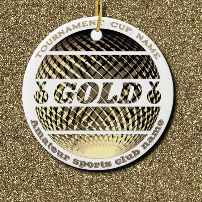 Gold medal, 1st place winner Sticker Ceramic Tree Decoration (Creator Uploaded)