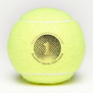 Gold medal 1st place winner table tennis  tennis balls