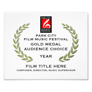 Gold Medal Certificate 10" x 8" Photo Print