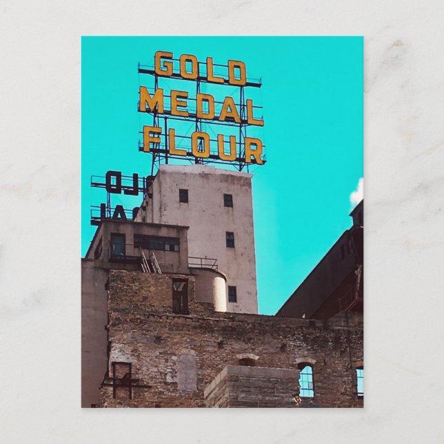 gold medal flour postcard (Front)