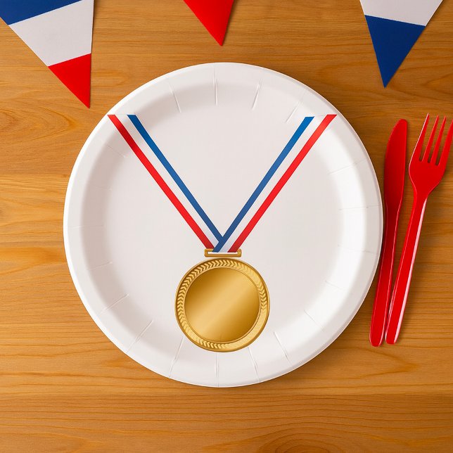 Gold Medal Paper Plates (Creator Uploaded)