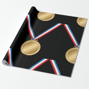 Gold Medal Wrapping Paper