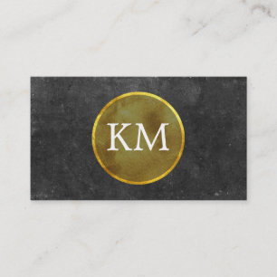Gold Medalion Deluxe, Slate Business Card