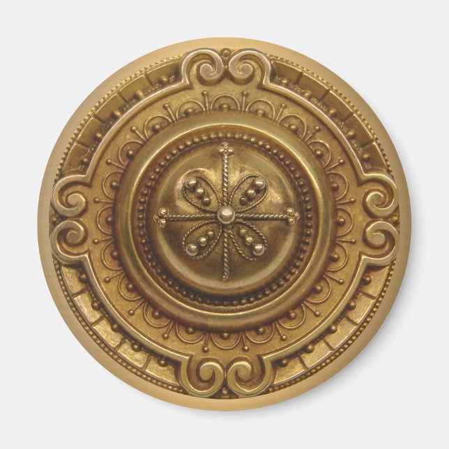Gold Medallion Magnet (Front)