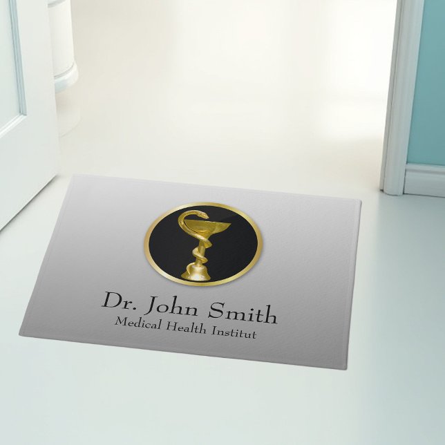 Gold Medical Professional Hygieia Bowl Doormat (Creator Uploaded)