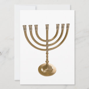 gold menorah