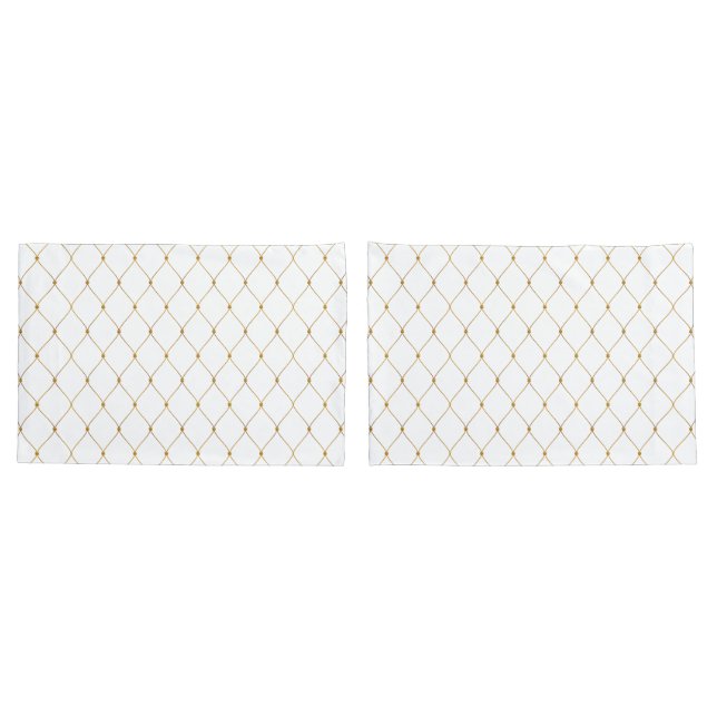 Gold Mesh Pillowcases (Back-Set)