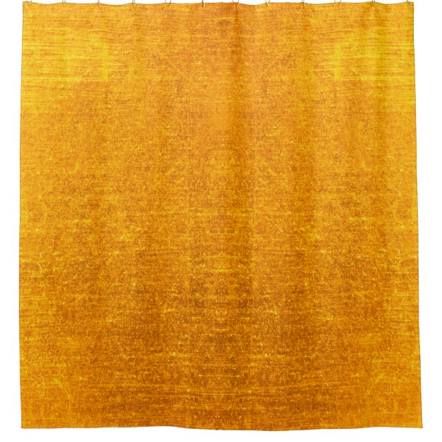 Gold metal brushed background or texture of brushe shower curtain (Front)