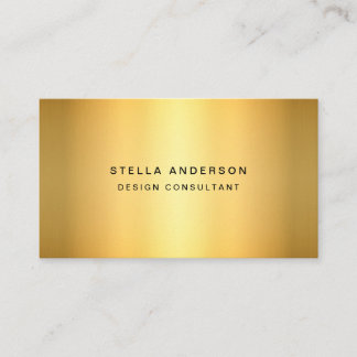 Gold Metal Business Card
