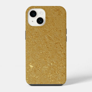 Gold Metal Flakes iPhone 14 Case