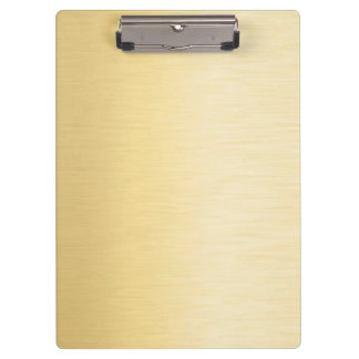 Gold Metal Look terminal Clipboard
