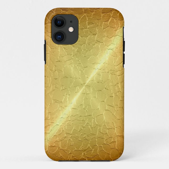 Gold Metal Plate Case-Mate iPhone Case (Back)