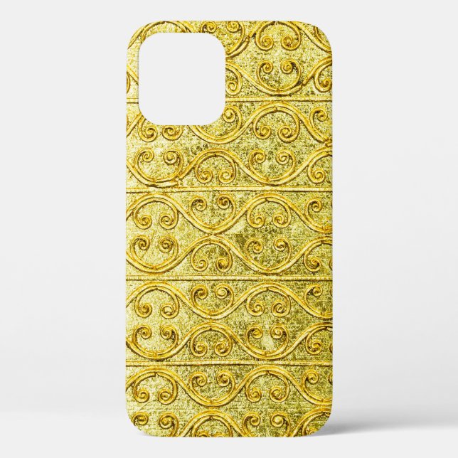 Gold metal seamless pattern  Case-Mate iPhone case (Back)