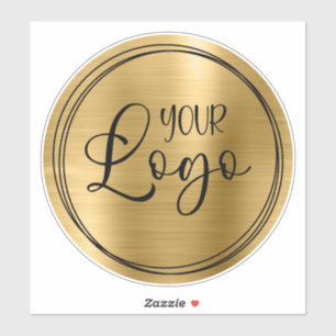 Gold Metallic and Black Logo Promo