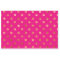 Gold Metallic Faux Foil Polka Dot Pink Background
