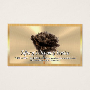 Gold Metallic   Feather Duster