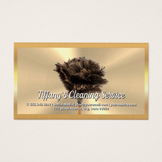 Gold Metallic | Feather Duster (Front)