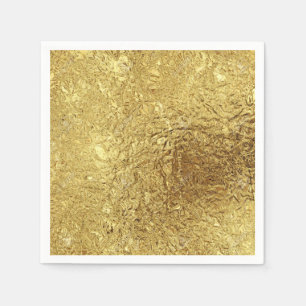 Gold metallic napkin