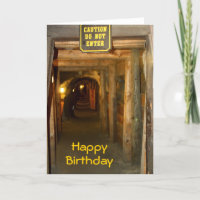 Gold Mine Birthday Card