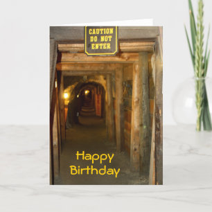 Gold Mine Birthday Card