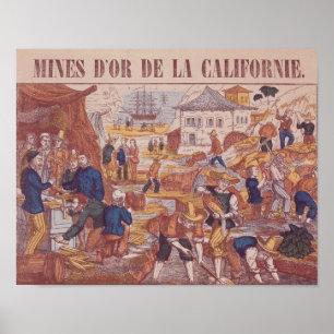 Gold Mines of California Poster