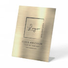 Gold Minimalist Business Logo Professional Modern